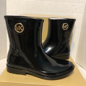 Michael Kors  Black Rain Boots